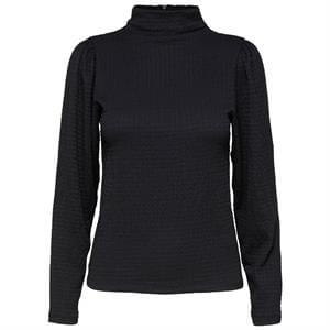 Selected Femme Waffle Texture High Neck Top